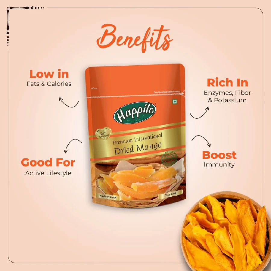Happilo Premium International Dried Mango - Image 5