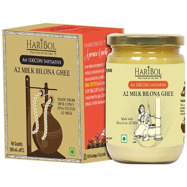 HariBol A2 Milk Bilona Ghee - Made From Desi Cows DNA Tested Milk - Image 2