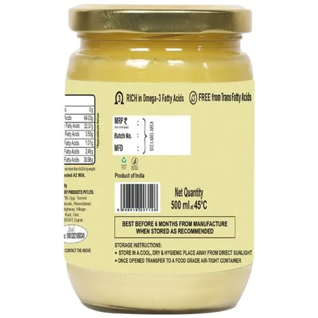 HariBol A2 Milk Bilona Ghee - Made From Desi Cows DNA Tested Milk - Image 3