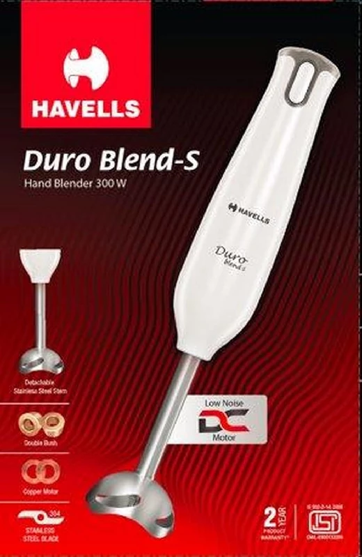 Havells Duro Blend-S Low Noise 300 Watts Hand Blender - Image 3