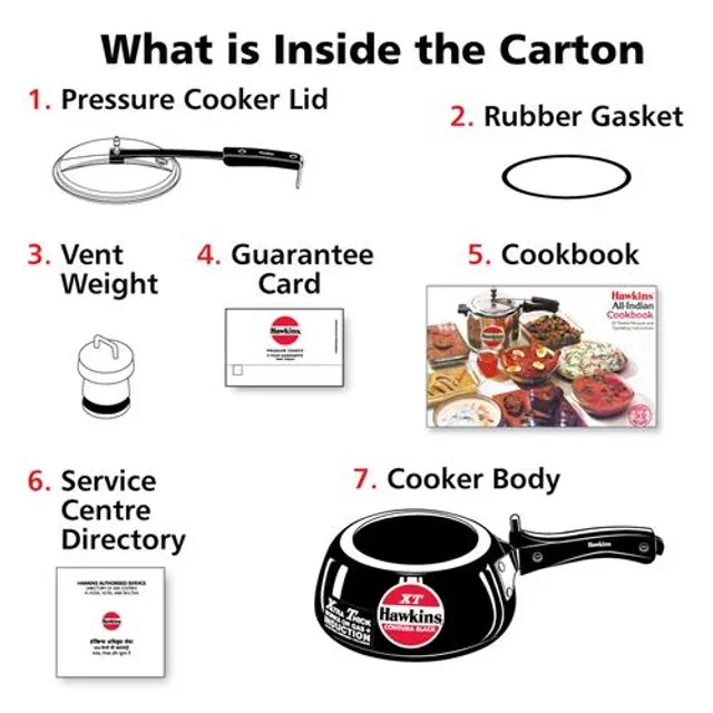 Hawkins Contura Hard Anodised Black Inner Lid Pressure Cooker - Xtra Thick & Induction Base, CXT20 - Image 6