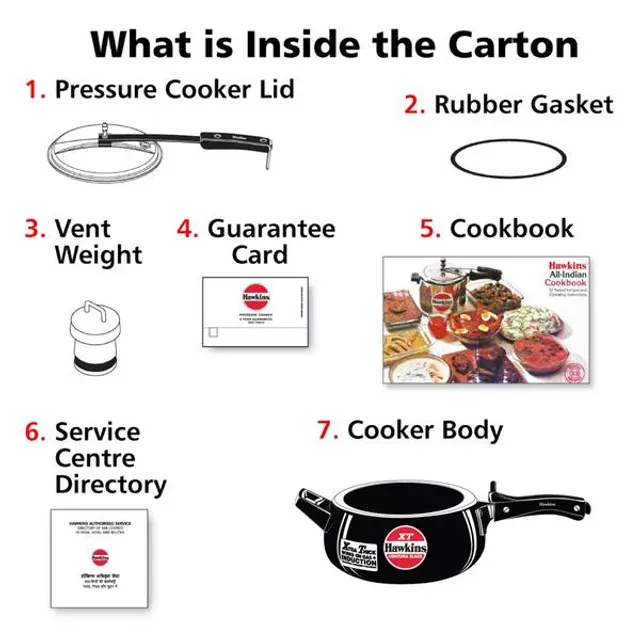 Hawkins Contura Hard Anodised Black Inner Lid Pressure Cooker - Xtra Thick & Induction Base, CXT35 - Image 6