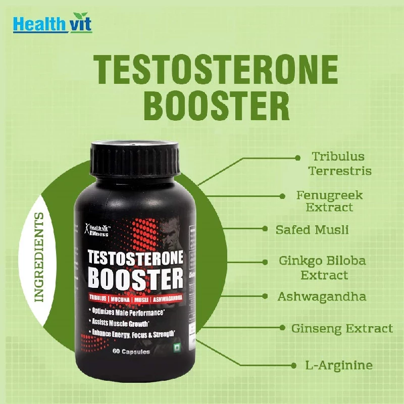 Healthvit Fitness Testosterone Booster Supplement - Image 4