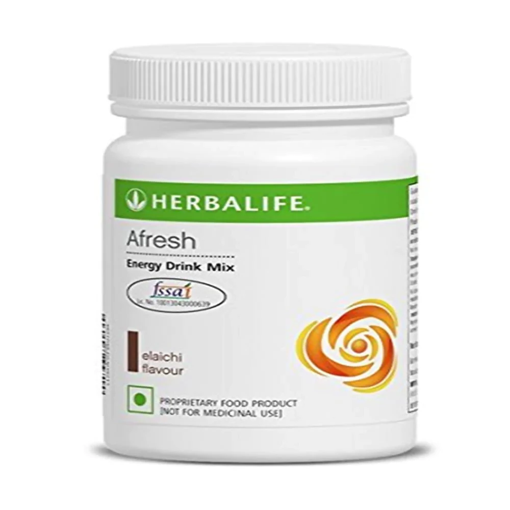 Herbalife Nutrition Afresh Energy Drink Mix - Elaichi Flavour Herbalife Nutrition Afresh Energy Drink Mix - Elaichi Flavour-Pack Size-50 g