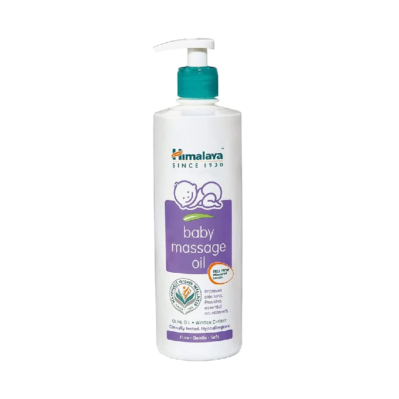 Himalaya Face Body Oil Baby Massage Oil For All Skin Types - Image 1