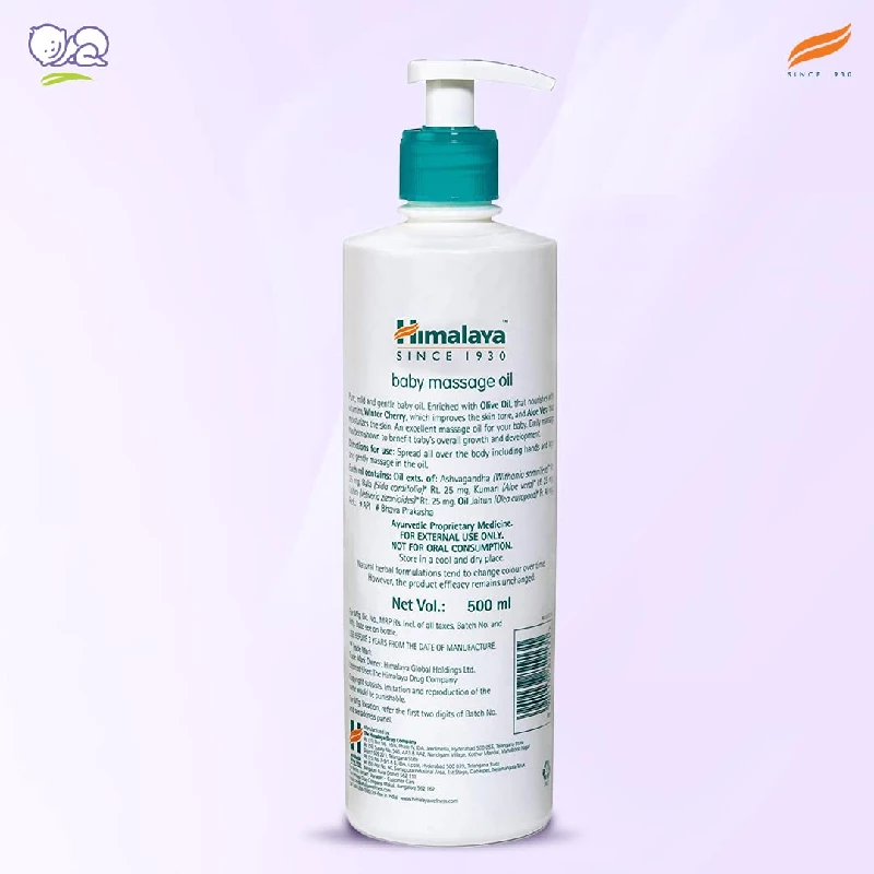 Himalaya Face Body Oil Baby Massage Oil For All Skin Types - Image 6