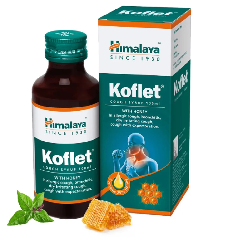 Himalaya Herbals-Koflet Cough Syrup - Image 2