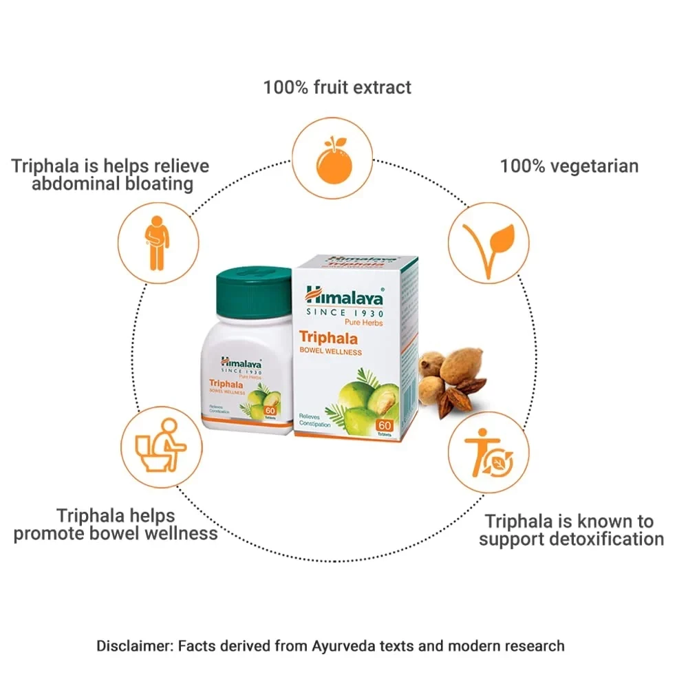 Himalaya Wellness Pure Herbs Triphala Bowel Wellness - Image 3