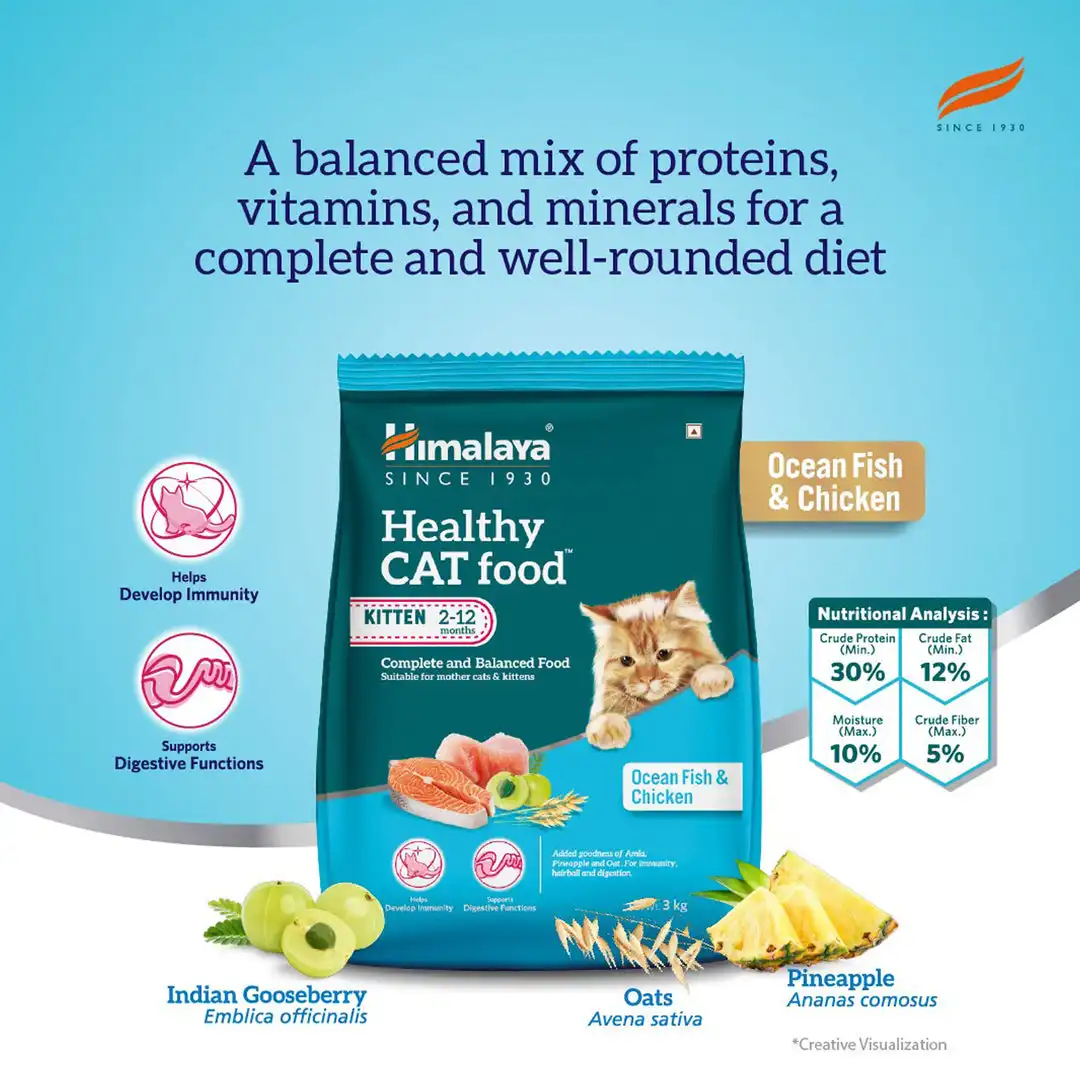 Himalaya Healthy CAT food Kitten - Ocean Fish and Chicken - Image 2