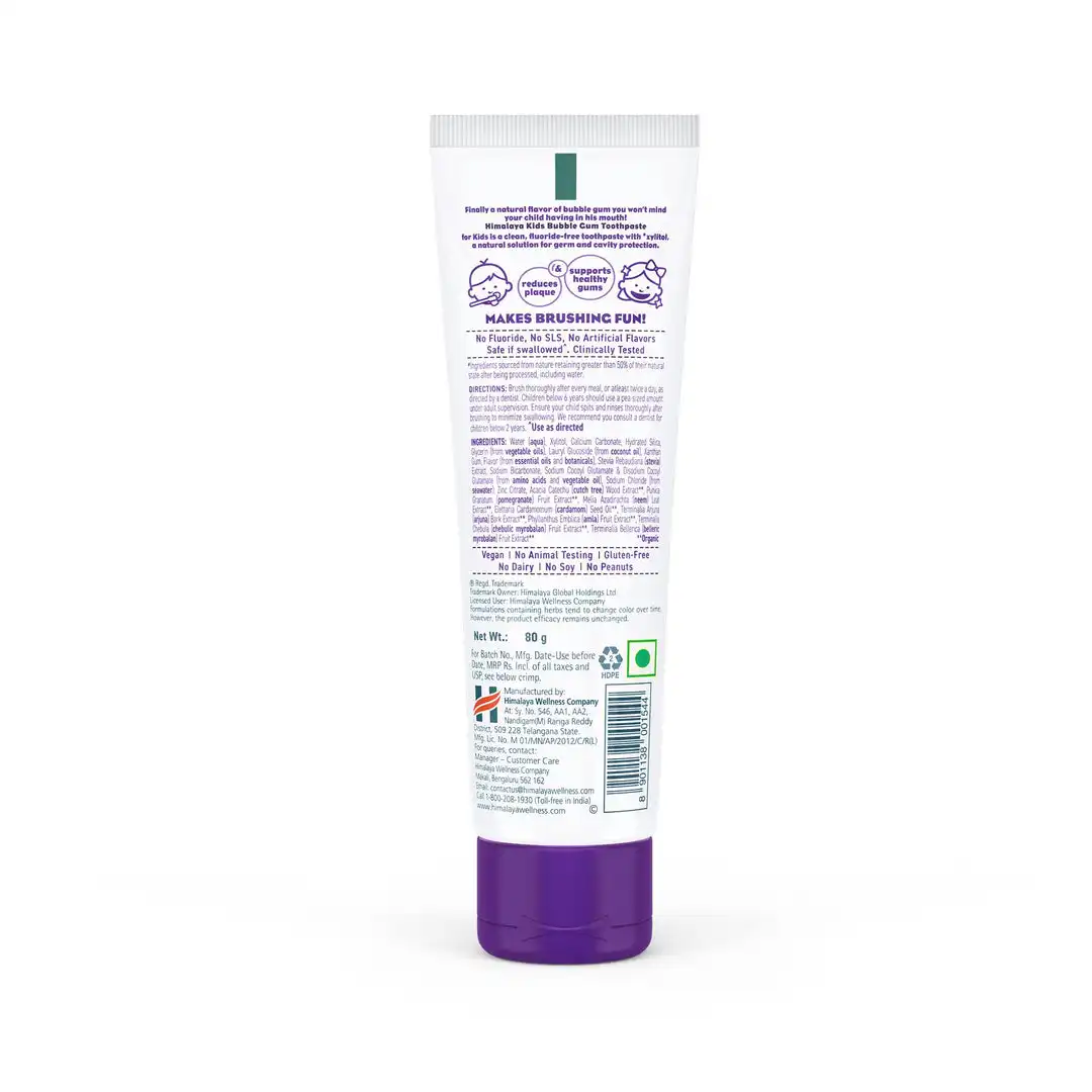 Himalaya Kids Bubble Gum Toothpaste - Image 2