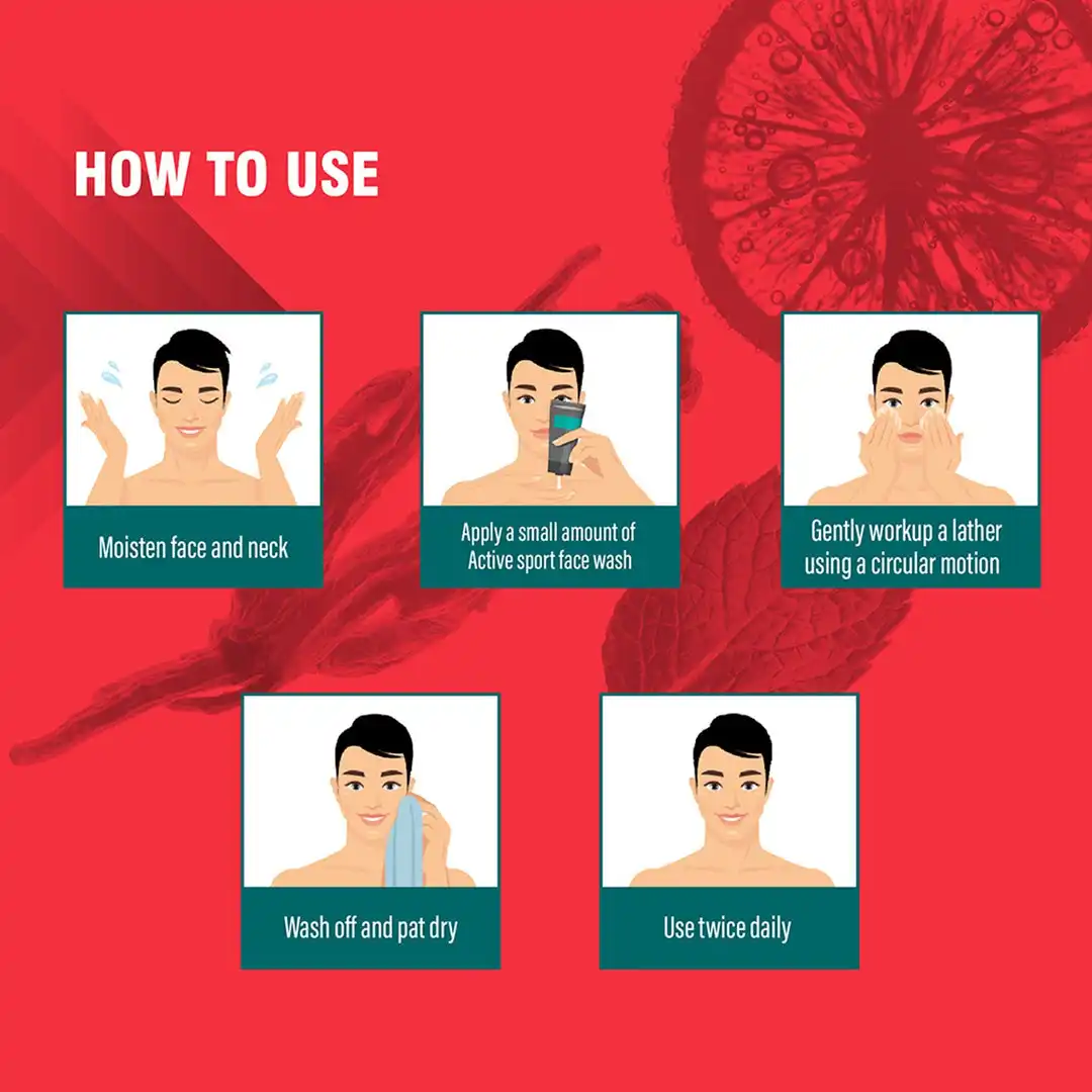 Himalaya Men Active Sport Face Wash - Image 4