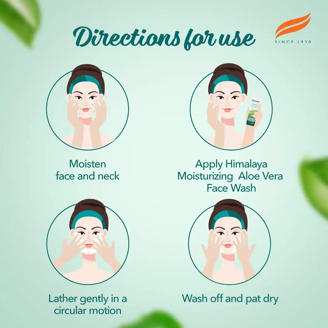 Himalaya Moisturizing Aloe Vera Face Wash - Image 7