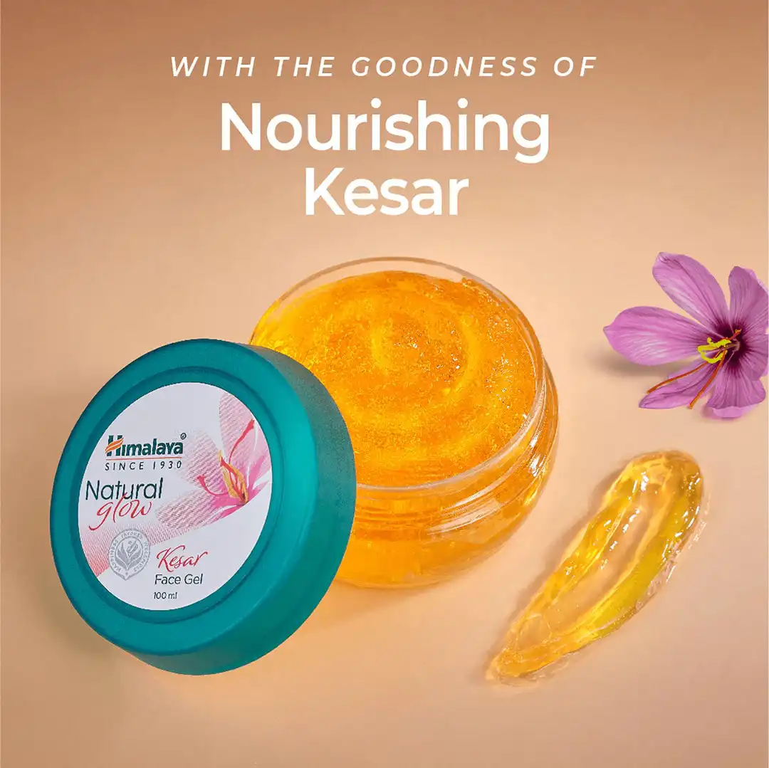 Himalaya Natural Glow Kesar Face Gel - Image 4