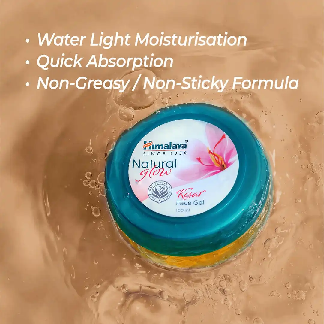 Himalaya Natural Glow Kesar Face Gel - Image 5
