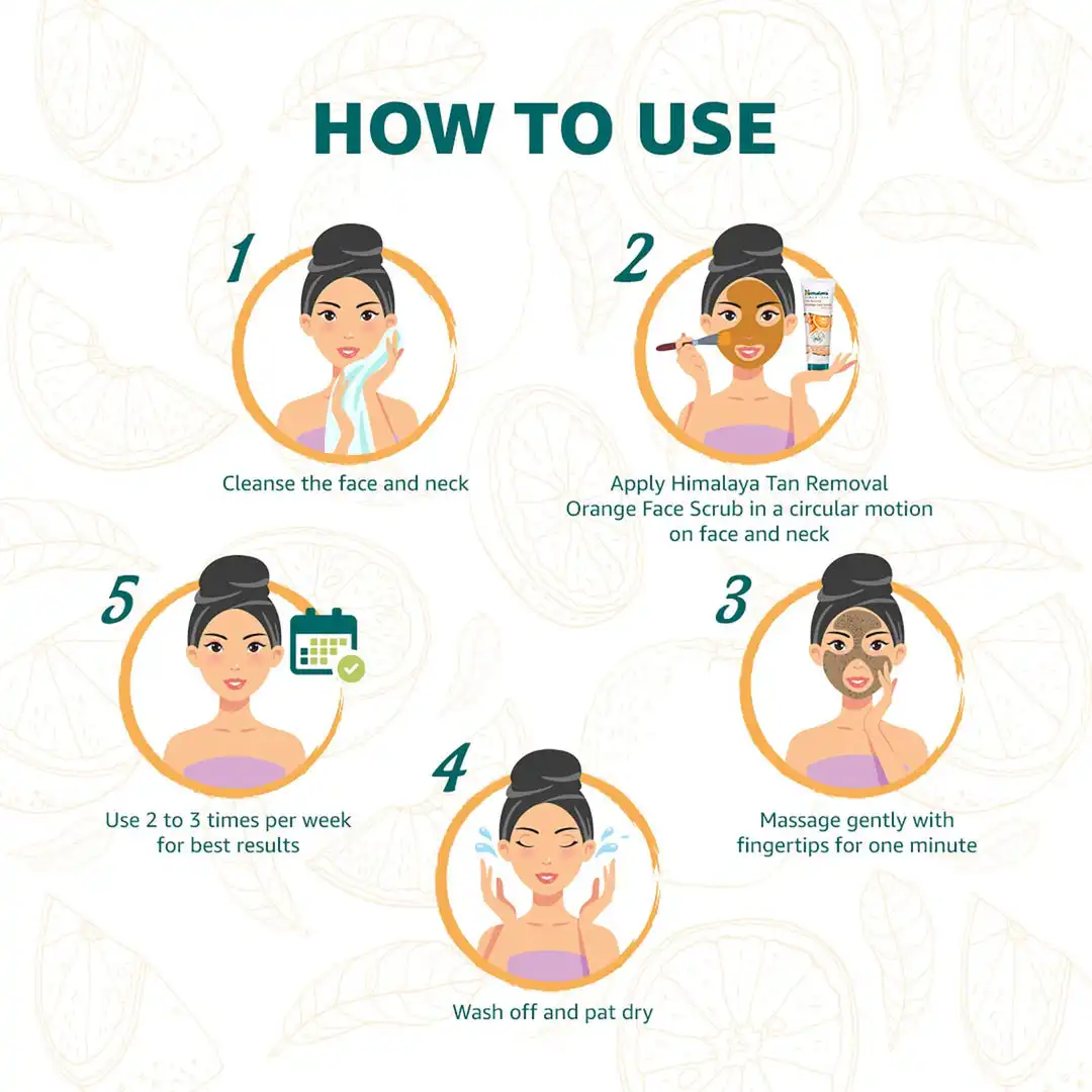 Himalaya Tan Removal Orange Face Scrub - Image 3