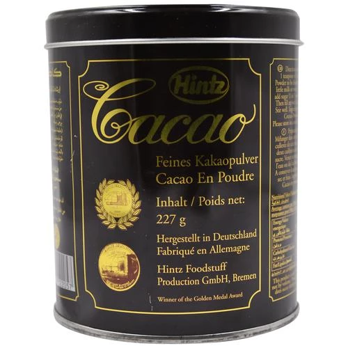 Hintz Cacao Fine Dark Cocoa Powder Hintz Cacao Fine Dark Cocoa Powder--227 g Tin