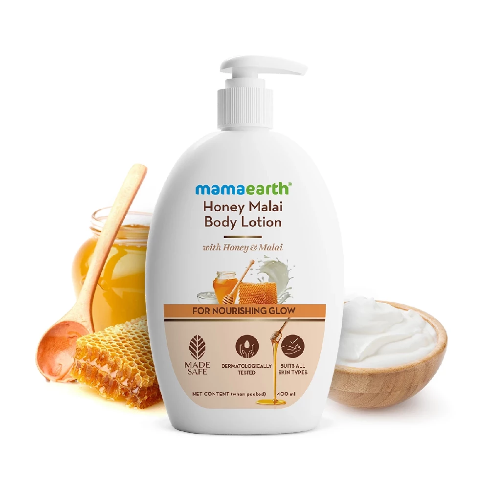 Honey Malai Body Lotion With Honey & Malai For Nourishing Glow