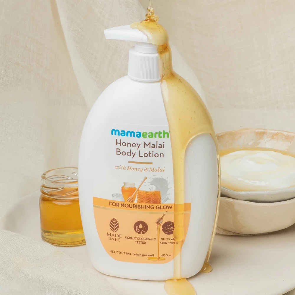 Honey Malai Body Lotion with Honey & Malai for Nourishing Glow - Image 2