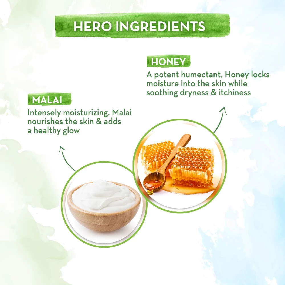 Honey Malai Body Lotion with Honey & Malai for Nourishing Glow - Image 4