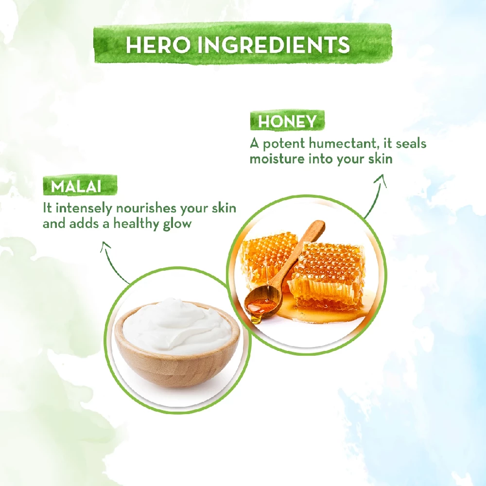 Honey Malai Cold Cream with Honey & Malai For Nourishing Glow - Image 3