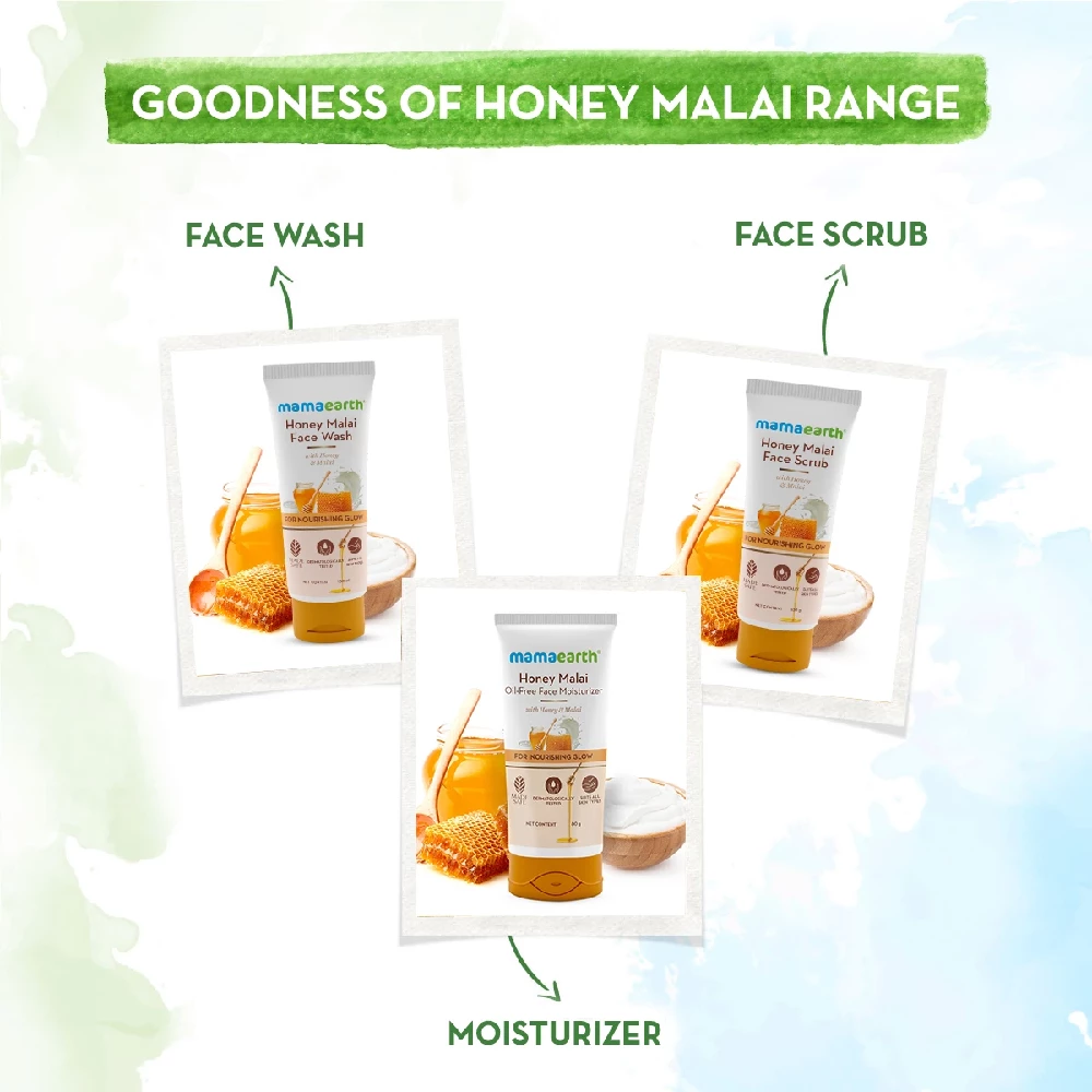 Honey Malai Face Wash with Honey & Malai For Nourishing Glow - Image 6