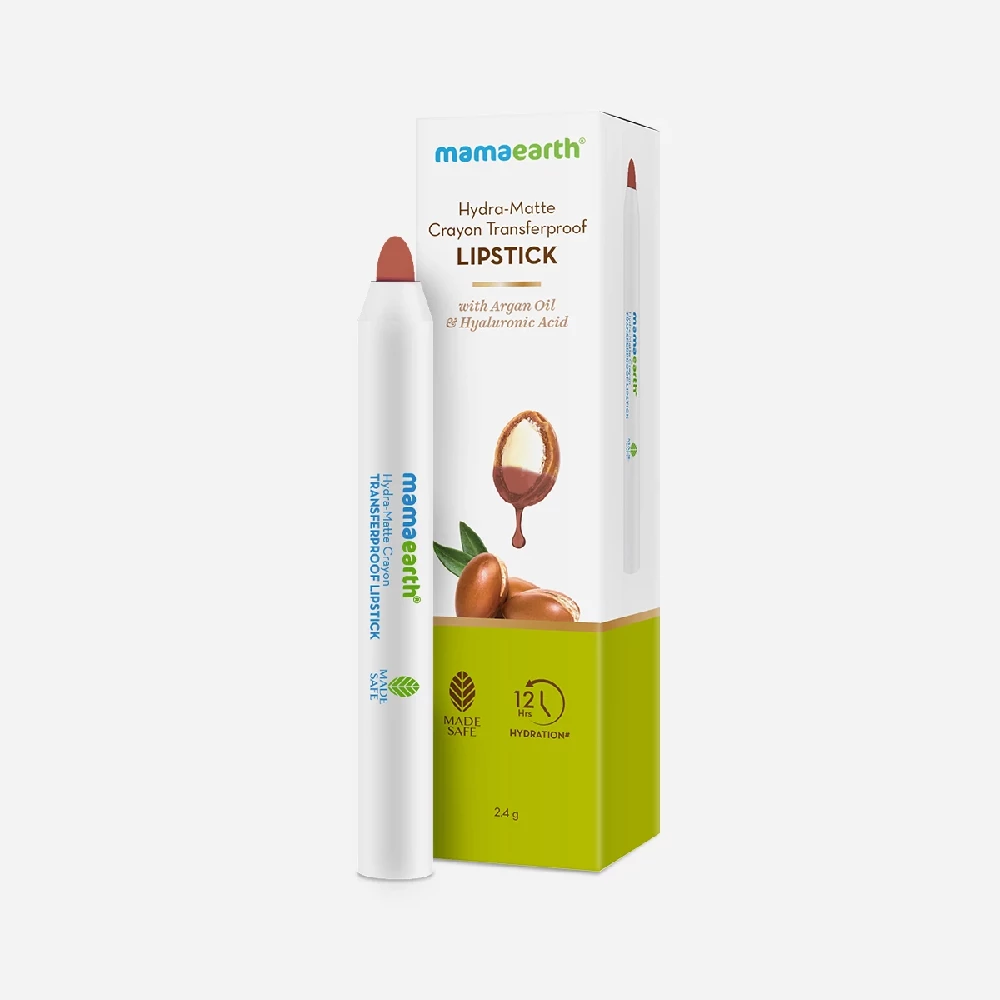 Hydra-Matte Crayon Transferproof Lipstick - Cappuccino Brown - Image 6