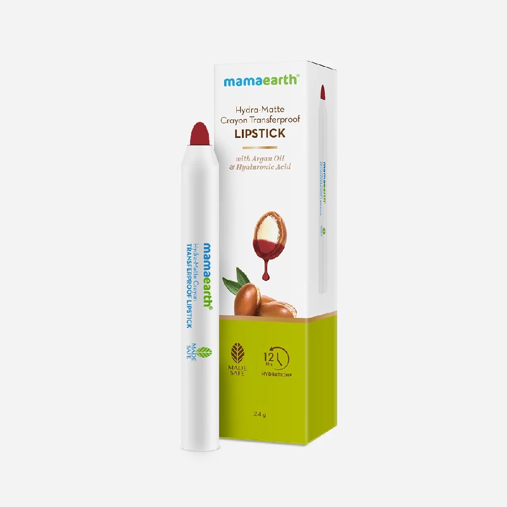 Hydra-Matte Crayon Transferproof Lipstick - Raspberry Red - Image 6