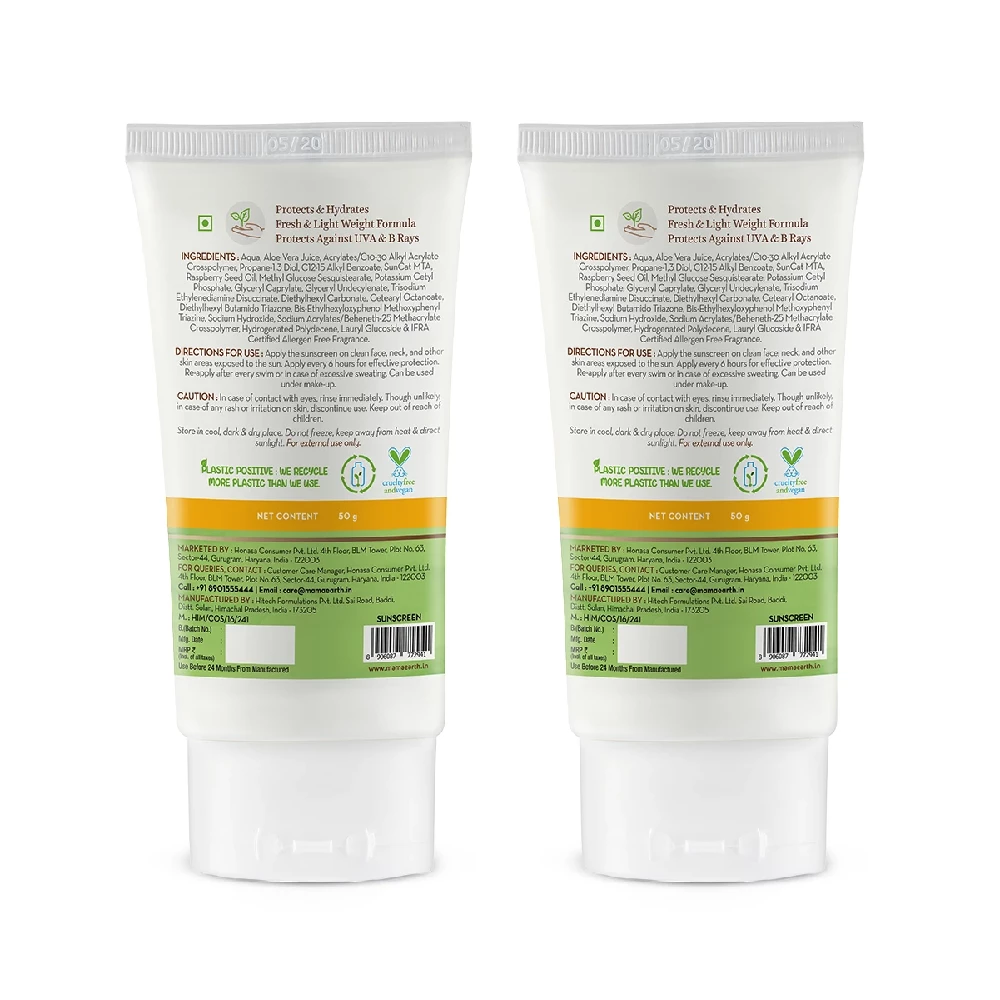 HydraGel Indian Sunscreen with Aloe Vera & Raspberry for Sun Protection - Image 2