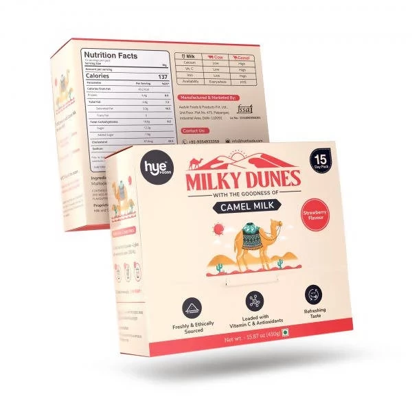 Hye Foods Milky Dunes With The Goodness Of Camel Milk-Strawberry Flavour - Image 3