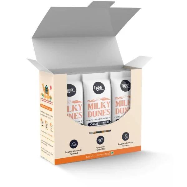 Hye Foods Milky Dunes With The Goodness Of Camel Milk-Turmeric & Ashwagandha Flavour - Image 4