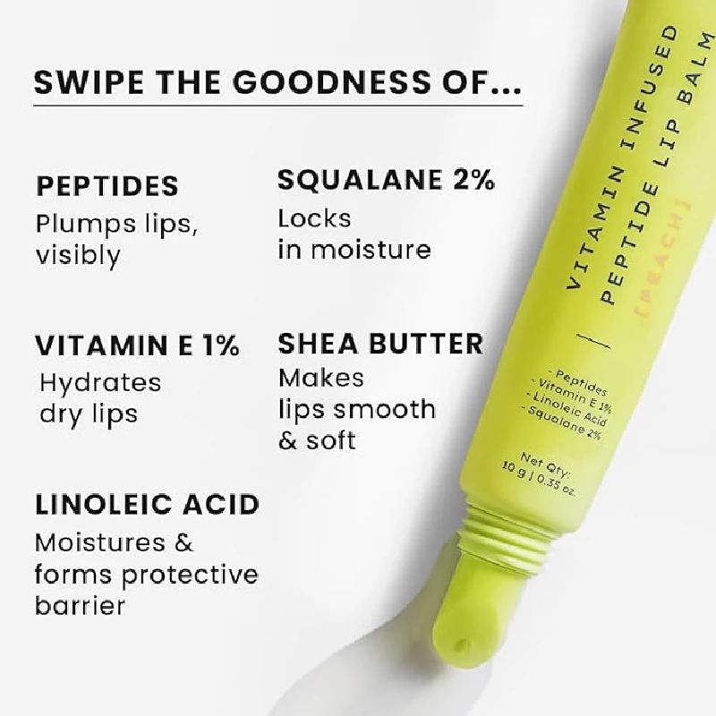 Hyphen-Peach Lip Balm for Dry & Chapped Lips - Image 6