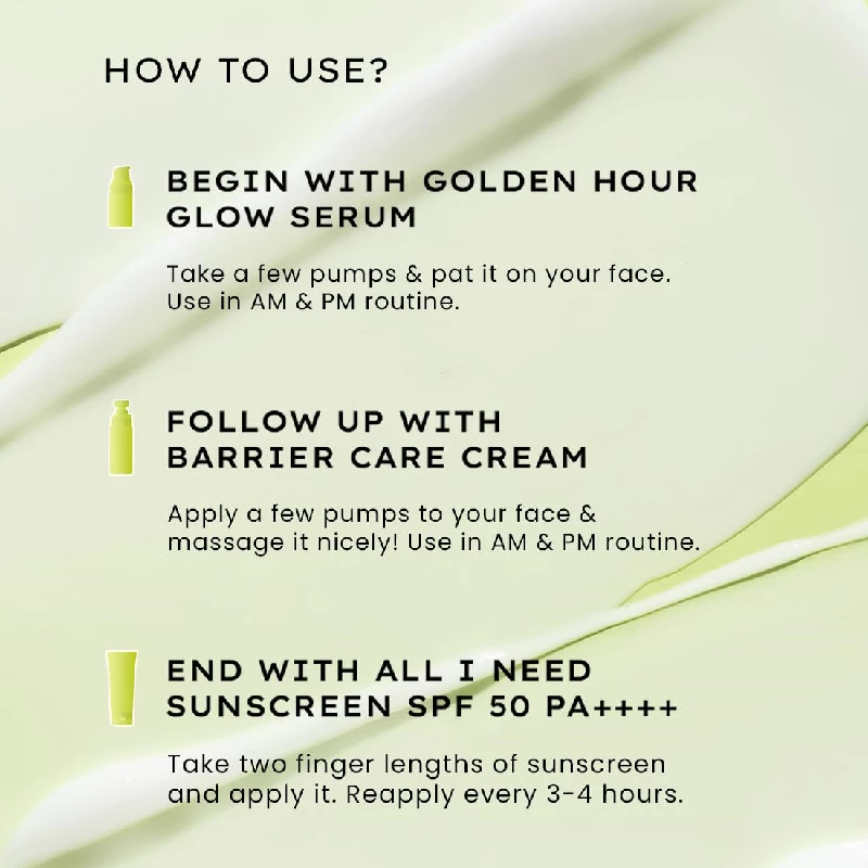 Hyphen Daily Face Care Regime for Combination & Oily Skin 3 Step Facial Kit Routine - Image 4