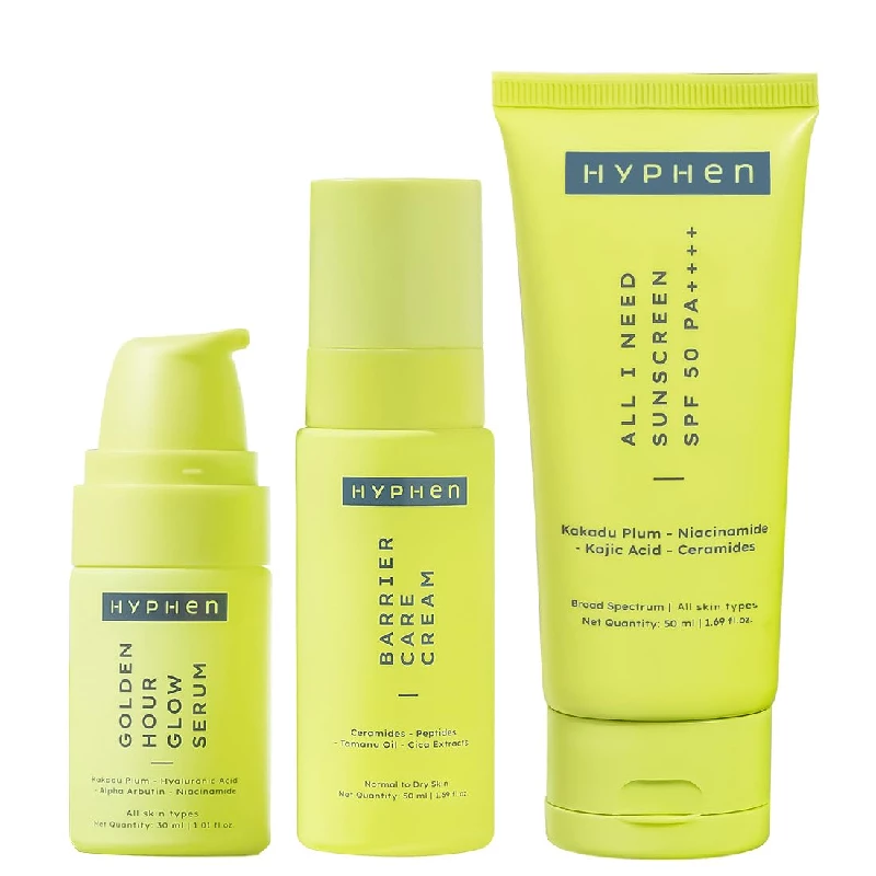 Hyphen Daily Face Care Regime for Normal & Dry Skin 3 Step Facial Kit Routine Hyphen Daily Face Care Regime for Normal & Dry Skin 3 Step Facial Kit Routine-Pack Size-Combo of 3