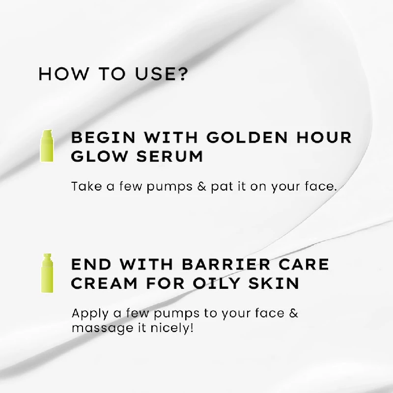 Hyphen Daily Night-Care Routine for Combination & Oily Skin with Face Serum & Barrier Care Cream - Image 3