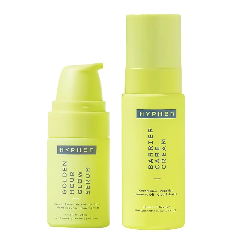 Hyphen Daily Night-Care Routine for Normal & Dry Skin with Face Serum & Barrier Care Cream Hyphen Daily Night-Care Routine for Normal & Dry Skin with Face Serum & Barrier Care Cream-Pack Size-Combo of 2