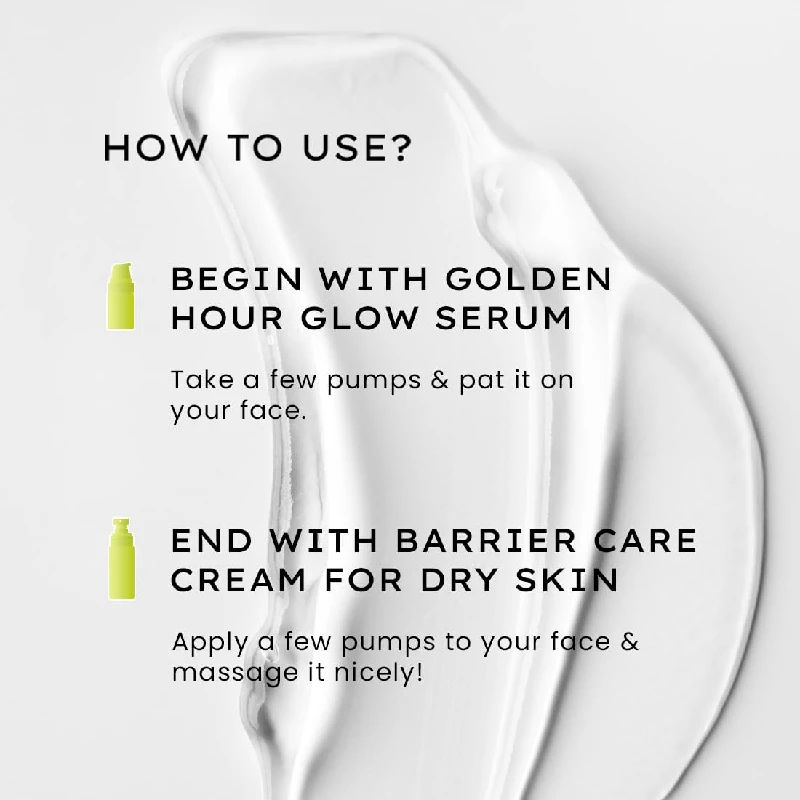 Hyphen Daily Night-Care Routine for Normal & Dry Skin with Face Serum & Barrier Care Cream - Image 3