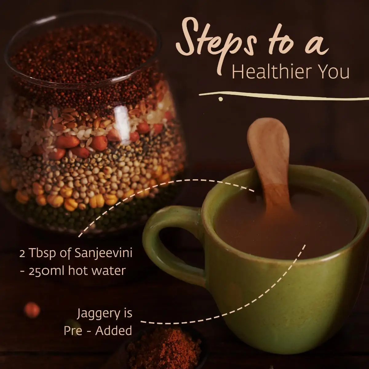 Isha Life Instant Sanjeevini Multigrain Health Drink Mix - Image 7