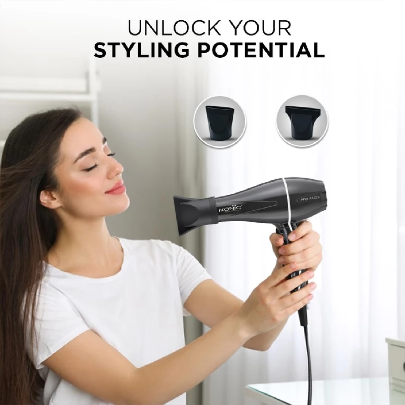 Ikonic Pro 2100+ Hair Dryer With Interchangeable Nozzles - Image 4