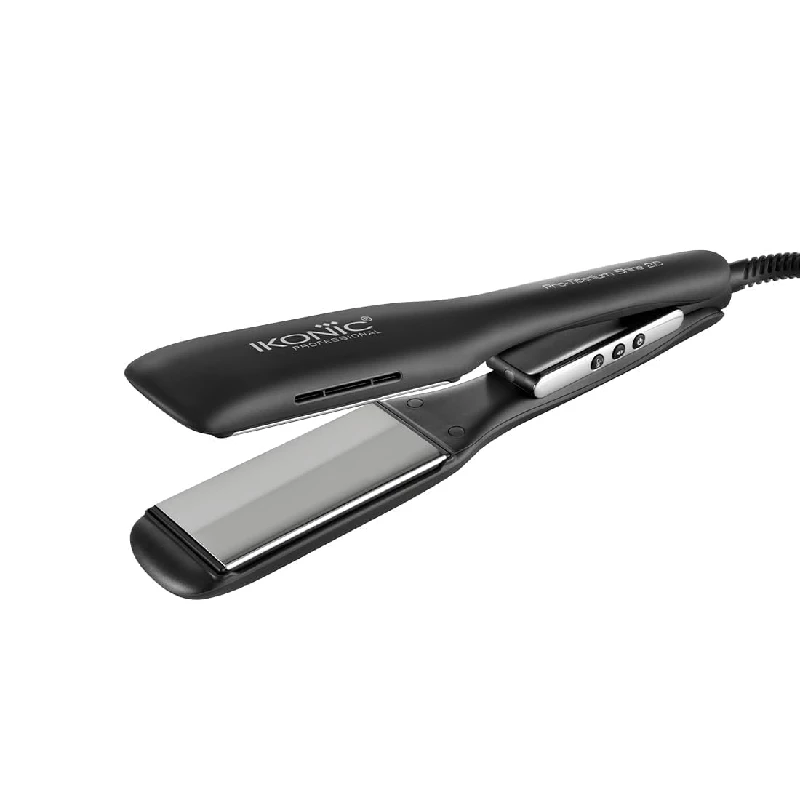 Ikonic Pro Titanium Shine Hair Straightener Black Ikonic Pro Titanium Shine Hair Straightener Black-Pack Size-800 g