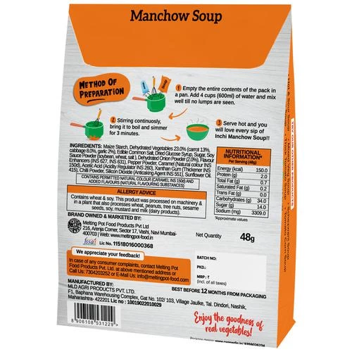 Inchi  Manchow Soup With Real Vegetables - Cook-Up For Any-Time - Image 2