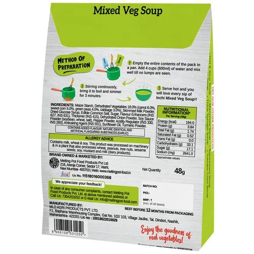 Inchi  Mixed Veg Soup With Real Vegetables - Cook-Up For Any-Time - Image 2