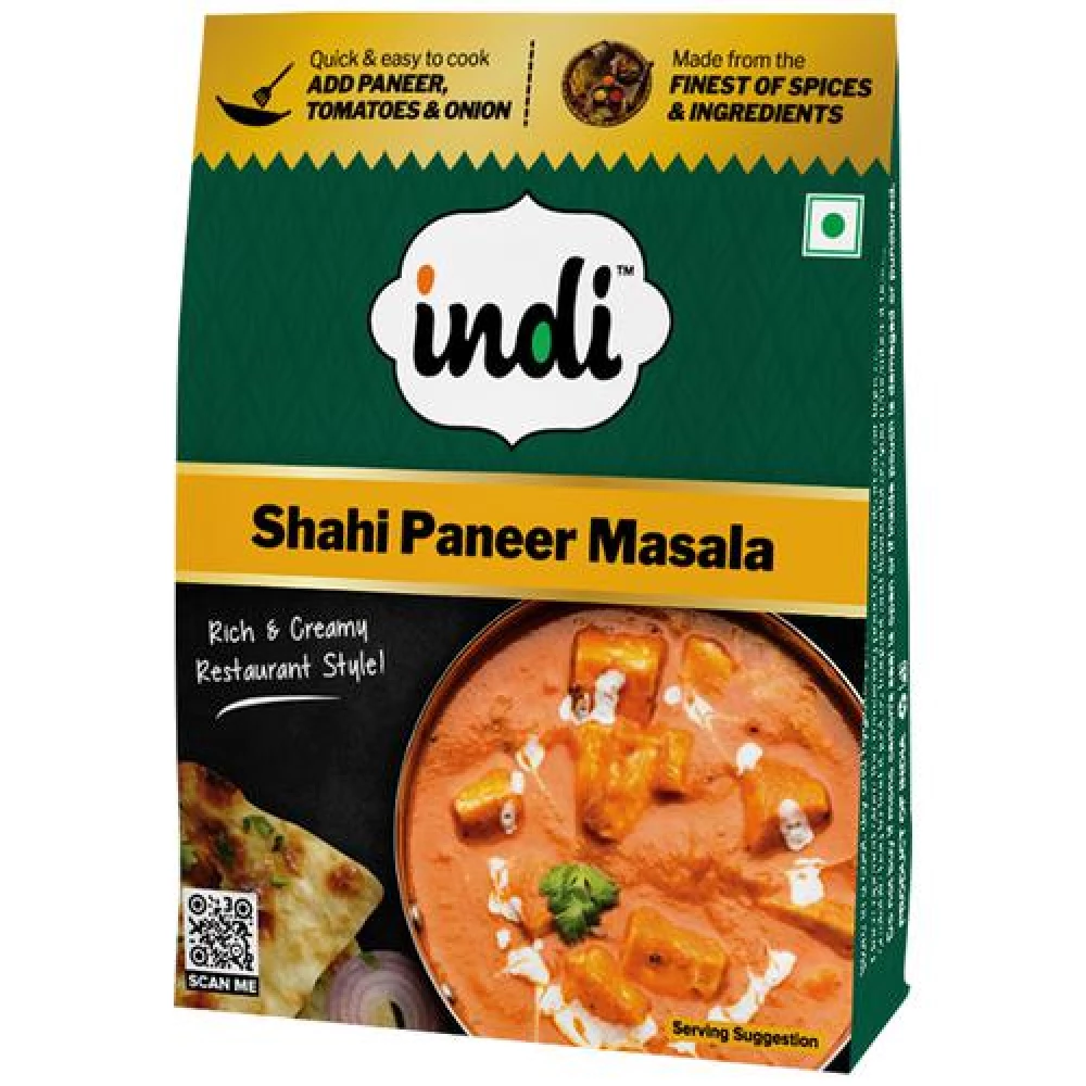 Indi  Shahi Paneer Masala - Rich & Creamy Restaurant Style Indi  Shahi Paneer Masala - Rich & Creamy Restaurant Style--50 g Pouch