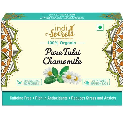 IndiSecrets Organic Chamomile Tea - Tulsi Honey - Image 2
