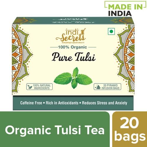 IndiSecrets Organic Original Tulsi Tea IndiSecrets Organic Original Tulsi Tea--34 g (20 Bags x 1.7g each)