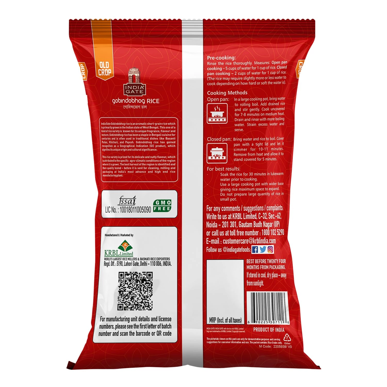 India Gate Raw and Aged Gobindobhog Rice - Image 2