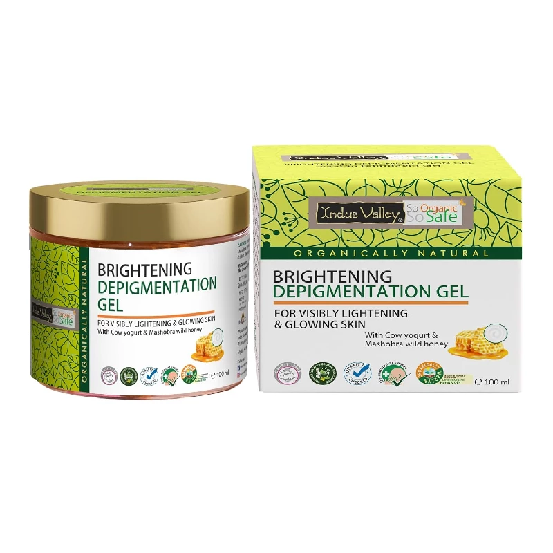 Indus Valley Brightening Depigmentation Gel Indus Valley Brightening Depigmentation Gel-Pack Size-100 ml
