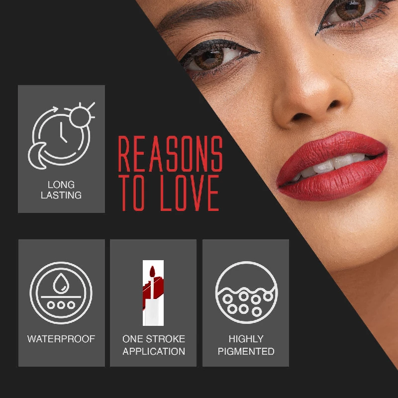 Insight Cosmetics Matte Lip Ink - Image 3