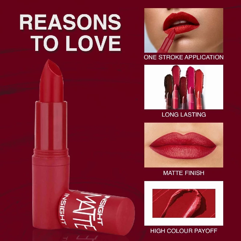 Insight Cosmetics Matte Lipstick - Image 2