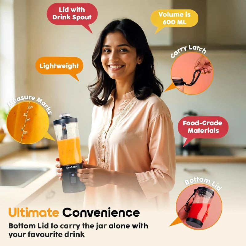InstaCuppa 230 Watts Portable Blender - Image 7