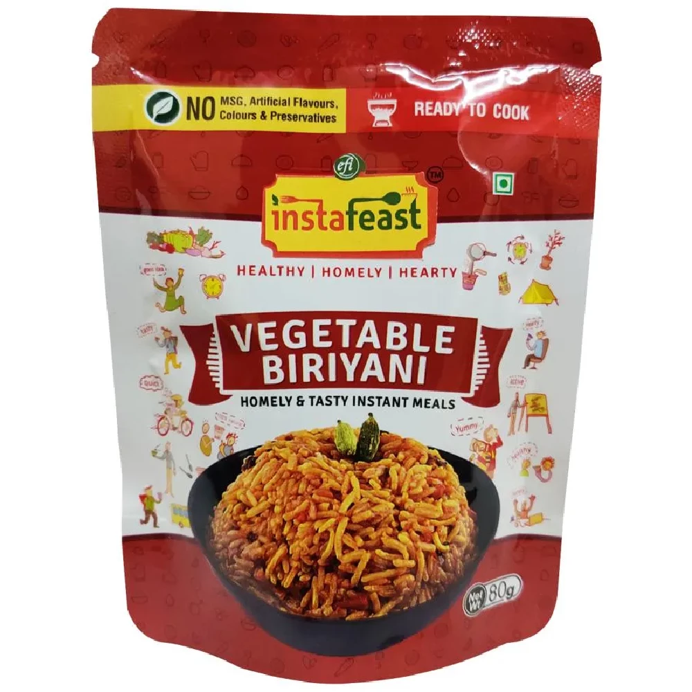 Instafeast Vegetable Biriyani Instafeast Vegetable Biriyani--80 g